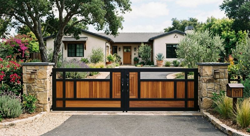 Driveway Gate Installation in Plano, TX