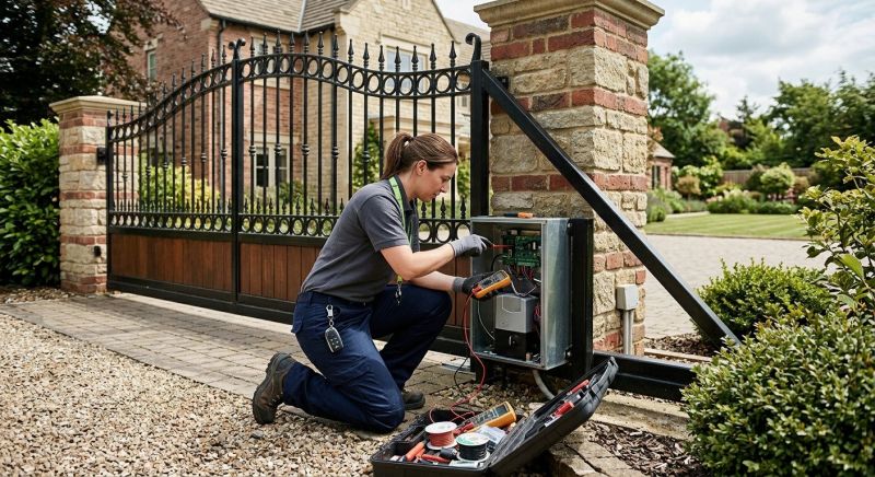 Remote Gate Installation in Naperville, IL